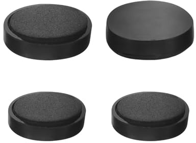 TEMPNAP Beckendämpfermagnet Effektive Geräuschreduzierung Verschiedene Größen 4 Stück aus Magnetmaterial Praktischer Magnetischer Beckenstopper für Kuhglocken für Instrumente