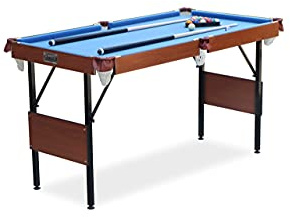 RACK Crucis 5.5-Foot Folding Billiard/Pool Table (Blue Original)