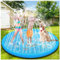 GLINKADO Splash Pad 170 cm, Tapete de Juegos de Agua Almohadilla de Aspersor para Actividades Familiares niños y niñas en Aire Libre Jardín Actividades Familiares Fiesta