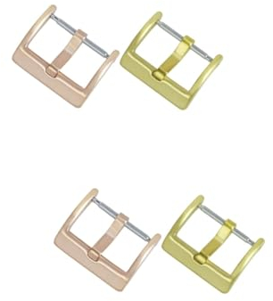 SOIMISS 4stücke Edelstahl-uhrenband-schließe Gold Und Roségold Armband Zubehör Für Uhrenliebhaber Passend Für Smartwatch-armbänder