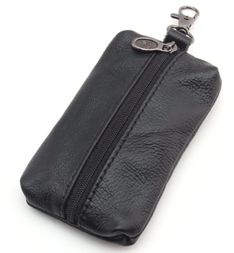 Unisex PU Leather Key Case Wallet Pouch Bag Keychain Holder with Key Ring & Zipper,Key Wallet Pouch,Key Pouch Leather