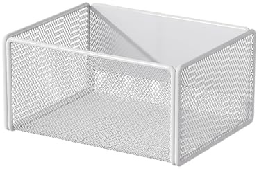 Homirty Magnetisches Gewürzregal für Kühlschrank – Weiß Metall Regal mit Extra Starker Haltekraft|Platzsparende Küchenorganisation für Gewürze, Gläser & Dosen|Magnetregal Kühlschrank (Klein)