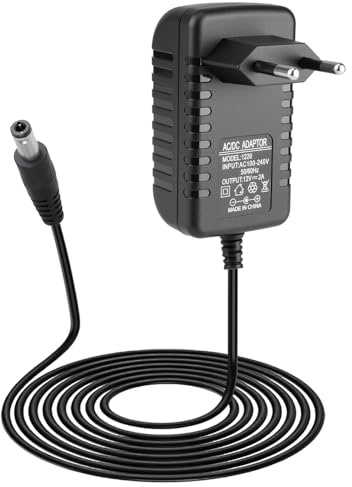 12V 2A Fuente de Alimentación Universal 24W Adaptador de Corriente Transformador Adaptador AC DC 1.5M Conector para LED Router C maras de Seguridad Altavoces Electrónica Compacto 5.5mm x 2.5mm