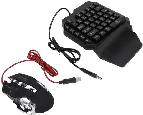 SUNGOOYUE Gaming-Tastatur-Maus-Konverter-Kombination, 4-in-1-Mobilspiel-Kombination, Reibungsloses Erlebnis für, ABS, Elektronik