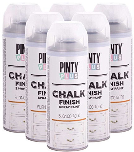 Pintura en spray de tiza, aspecto envejecido, 400 ml, color blanco roto