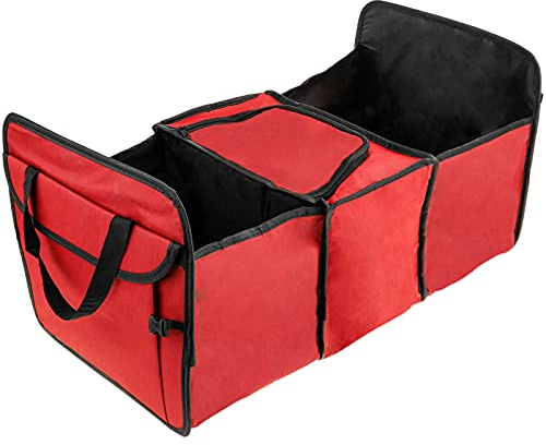 PrimeMatik - Organizador Plegable para Maletero de Coche. Bolsa Multiusos con Compartimento isotérmico