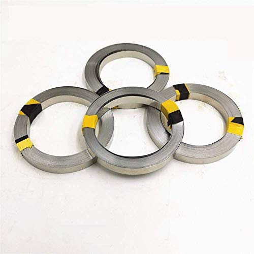 BNXTF SR-CN 5m Pure Nickel Strip With 99.96%, 0.12x8x5000mm, Used For 18650, Large Capacity Lithium Battery, NiMH And NiCd Battery Pack And Spot Welding (Color : Metallic)