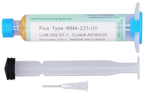 2Pcs Solder Flux Soldering Paste for PCB BGA Repair with Easy Tinning Syringe Tool