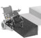 ZJIEX Rampa De Umbral De Goma, Rampa De Bordillo Rampa De Entrada Antideslizante, Rampa para Silla De Ruedas De 13-19cm Alto,Rampa De Robot De Barrido (Color : Black, Size : 50x40x17cm)