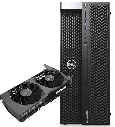 Generische Dell Precision 5820 Workstation | Intel Xeon | RAM 32 GB | SSD 1 TB + 10 TB | Nvidia RTX 3060 8GB | Windows 11 (überholt)