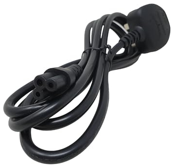 Gumtek Mains Power Cable AC Wall Power Lead Cord For LG Television LG Smart TVs (C5 Cloverleaf): 32LB5600 42LN5400 47LB5800 50LB5900 55LB5900 and More, HiFi, Speakers – IEC C5 to UK Mains Power Lead