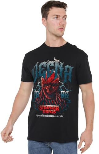 Stranger Things Vecna Evil Band 86 Unisex T-shirt, Svart, X-Large, Svart, XL