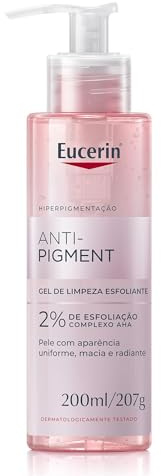 Eucerin Anti-Pigment Gesichtsreinigungsgel, 200 ml, sanftes Peeling gegen Flecken, reduziert dunkle Flecken, vereinheitlicht den natürlichen Ton, ideal für alle Hauttypen