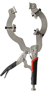Xiao & Dao Pro Locking C-Clamp,Pipe and Tube Clamp With 3 Pads,2 to 4 in,Steel Pipe Alignment Tool 13'' (1-pack) (1)