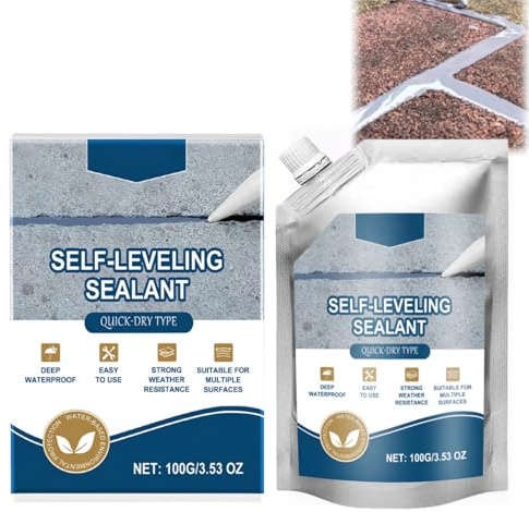 100g Concrete Crack Filler,Waterproof Concrete Adhesive Sealant, Quick Drying Co/ncrete Crack Repair Adhesive,C/oncrete Bonding Agent for Cement Repair, High Strength C/oncrete C/rack Filler Outdoor