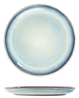 Four rétro en céramique bleu vaisselle ménage personnalité fraîche vaisselle bleu 21,3 cm