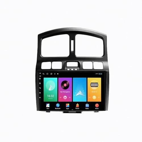 Radio Macchina Touch Screen per JAC S1 (Rein) 1 2007-2013 Bluetooth, Ips Touchscreen Radio con Siri/Vocale/Gps Navigazione/Musica Online/Mirror Link, 8 Nucleo 6G+128G