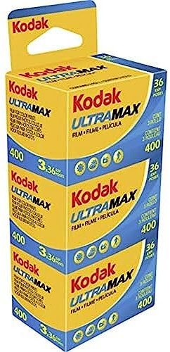 Kodak KOD103202 – Colour Negative Film (35 mm, Ultra MAX GC 400-36 Tripack) Multicoloured