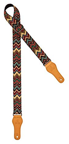 Ortega Guitars Ukulele Gurt Verstellbar - World Series - Baumwolle, Machu Picchu (OCS-460U) | Länge verstellbar, für Banjolele, Guitalele, Mandoline, Ukulele