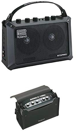 Roland MB-CUBE portabler Universalverstärker mit Transport-Case, für Gitarre, andere Instrumente, Festkörper, 20 Watt, Schwarz