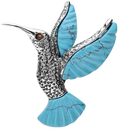 Spilla a forma di uccello, in stile vintage, da donna, in argento Sterling 925, Sterling,argento sterling,metallo, argento, Ambra