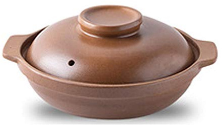 Ollas Soperas Cazuela de cerámica con tapa de olla de barro resistente a la temperatura de alta temperatura se puede usar para cocinar fideos de sopa y verduras redondas 700ml 1000ml Olla de sopa