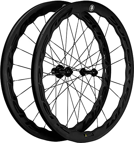 SUPERTEAM Carbon Wheelset 45/50CU-25-CC 700C Tubeless Wheelset Rim Brake