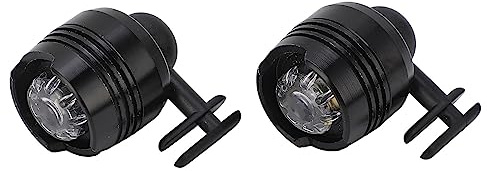 Scheinwerfer für Croc 2 STÜCKE Kleine Lichter Croc Schuhe Lustige Schuhzubehör Aluminiumlegierung Schuhe Lichter (Schwarz)