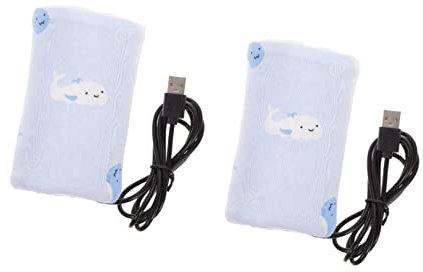 Kisangel 2pièces -biberon Usb Portable Réchauffeur It Pratique Pour Déplacements Maintien Chaleur Sécurité Assurée