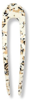 MACHETE Forcina per capelli in acetato italiano in terrazzo, 12,7 cm