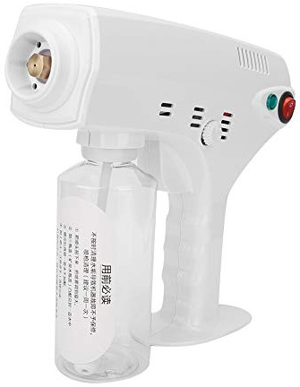 ZJchao PULVERIZADOR DE Pelo Nano con Luz Azul Portátil, Máquina para el Cuidado del Cuero Cabelludo, Niebla DE Peluquería, 220-240V, para el Cuidado Hidratante del Cabello (Enchufe