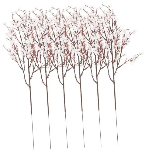 RORPOIR 6stücke Teiliges Gypsophila Blumenbouquet Künstliche Schleierkraut Blumen Dekorativ Für Hochzeiten Zuhause Büro Pflegeleicht Und Langlebig Für Jede Jahreszeit