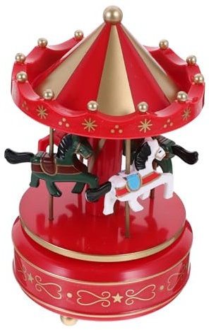 Amosfun Karussell-spieluhr Als Dekoration Oder Geschenk Exquisites Design Wunderbare Melodien Passt Zu Verschiedenen Stilen Charmantes Schreibtisch-schmuck