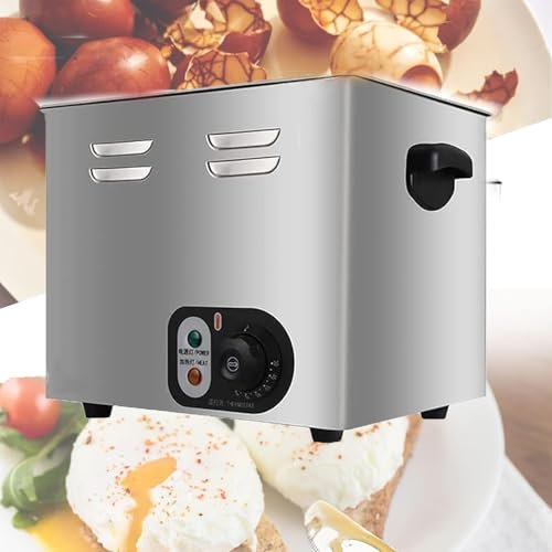 Hervidor de huevos eléctrico de cocina, 60 piezas, hervidor de huevos escalfados de gran capacidad, hervidor de huevos comercial, control de temperatura de 30-110 ℃, hervidor de huevos de aguas terma