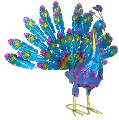 TENYELE Statue accattivanti figure giardino valorizzazione uccello scultura decorativa per paesaggi esterni patio giardino abbellimento stagno