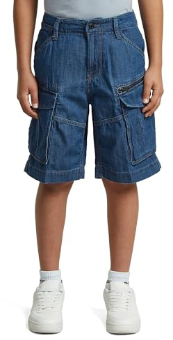 Jeans Knit pvt Ltd Rovic Zip 1 Pantaloncini, Blu (Dark D29798-01-j155), 16 Anni Bambino