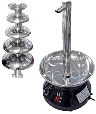 Fuente eléctrica de fusión de chocolate con control de temperatura, capacidad de 3000 ml para fiestas y eventos