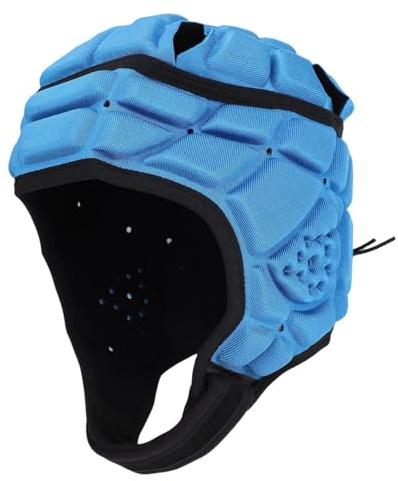 KUIDAMOS Casque de Rugby rembourré à Coque Souple, pour Jeunes, Football, Patinage à roulettes, Baseball, Casque de Sport en éponge EVA pour Enfants (S)