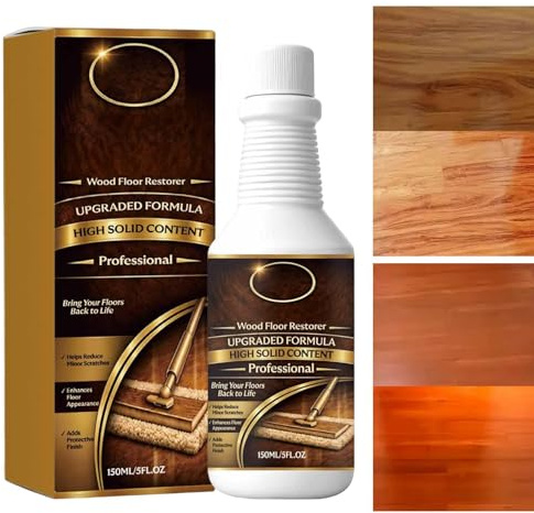 Brillantante Pavimenti In Legno Duro - Restauro Duraturo 150ml,Liquido Brillantante per Parquet - Per Proprietari Genitori Affittuari Professionisti Casa Appartamento Soggiorno Camera Da