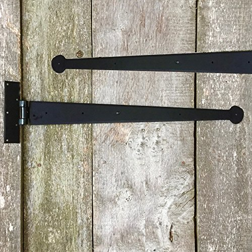 Antikas - 1 Set Ladenband für Gartentor - Tor Scharniere Flügeltor Türbänder antik 76 cm
