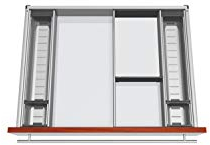 Blum Orga-Line Besteckeinsatz Facheinteilungs-Set KB 601-699mm, NL 500mm, grau