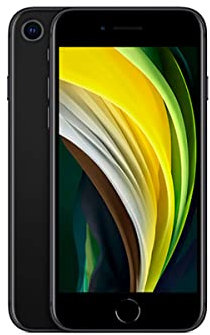 Apple iPhone SE (64 GB) - en Negro (Incluye Earpods, Adaptador de Corriente)