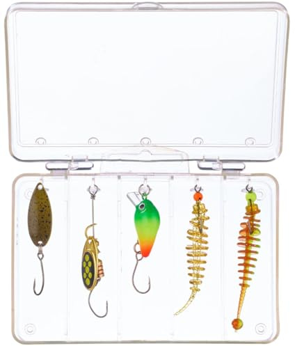 Balzer Trout Attack Set Mix 1-5 Forellenköder zum Spinnfischen, Forellenset zum Spinnangeln, Köderset für Forellen, Ultra Light Kunstköder