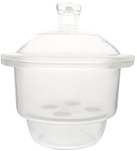 iplusmile Vakuum Exsikkator Glas Labor Trocknerflasche 22Cm Hochtransparent Wissenschaftliches Trocknungsgerät Für Experiment Unterricht