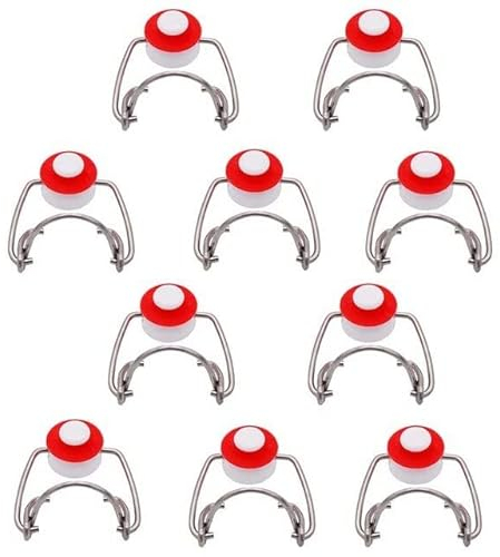 AlcoFermBrew 10 x Bouchon mécanique avec Joint en Caoutchouc 25mm