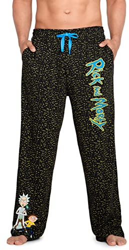 Rick and Morty Pyjamas för män nyhet loungebyxor gåvor för män, flerfärgad, M