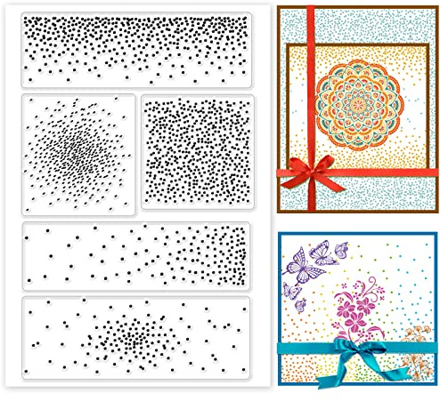 PandaHall Punktstempel Klare Briefmarken Punkt Silikon Stempel Transparente Siegel Stempel Für Die Urlaubskartenherstellung Journaling Fotoalbum Journal Scrapbooking 11X16 cm
