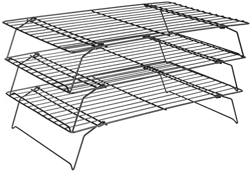 CUESVAP Griglia a 3 Livelli, per Cuocere e Arrostire, 40 x 25 cm