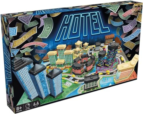 Olibrius Hotel Gesellschaftsspiel – für 2 bis 4 Spieler – ab 8 Jahren – französische Version 2024