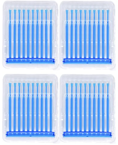 MIBICIRI Dental Adhesive Tip Applicator, 40Pcs | Tooth Crowns Applicator, Porcelain Veneer, Disposable